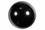 .9" Polished Black Obsidian Sphere - Photo 3